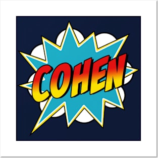 Boys Cohen Name Superhero Comic Book Posters and Art